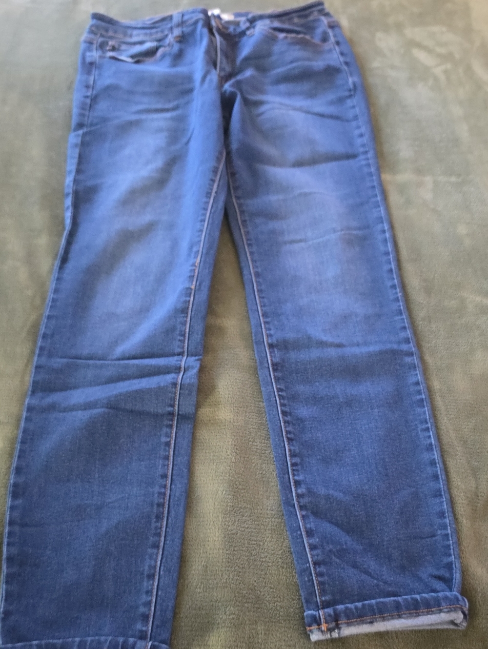KanCan Women's Skinny Jeans in Dark Blue Wash